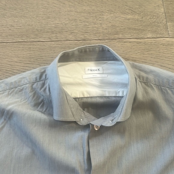 Fillipa K striped grey shirt size small - Picture 1 of 3